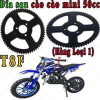 Đĩa sau xe cào cào mini 50cc | Bánh nhông dĩa sau T8F