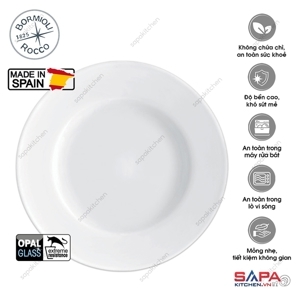 Đĩa soup thủy tinh Toledo - 23 cm