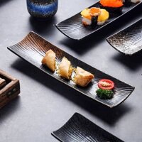 Đĩa sứ đựng sushi sashimi phong cách Nhật Bản