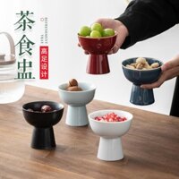 Đĩa Sứ Mini Đựng Bánh Kẹo Trái Cây Khô / Thức Ăn Nhanh Phong Cách Nhật Bản