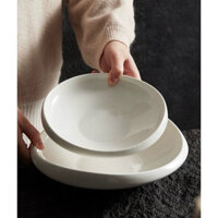 Đĩa sứ trắng sâu lòng cho nhà hàng, khách sạn cao cấp | Latitude Disc