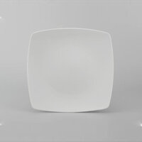Đĩa sứ vuông trắng đường kính 18cm