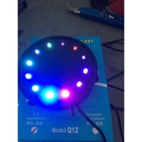 Đĩa sủi kết hợp đèn led đổi mầu cho bể cá cảnh Q12 (SP không kèm náy thổi khí)