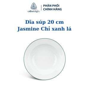 Dĩa súp 20 cm – Jasmine – Chỉ Xanh Lá