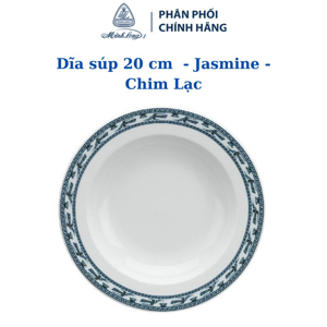 Dĩa súp 20 cm – Jasmine – Chim Lạc