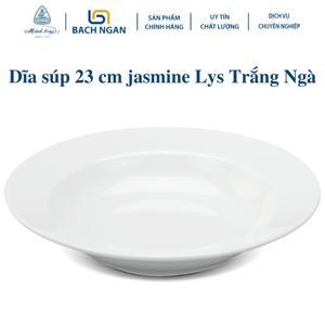 Dĩa súp 23 cm – Jasmine Ly’s – Trắng Ngà