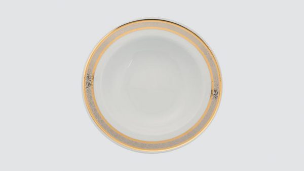 Dĩa súp 23 cm – Sago – Hoa Hồng