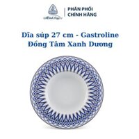 Dĩa súp 27 cm - Gastroline - Đồng Tâm Xanh Dương - Gốm sứ cao cấp Minh Long I
