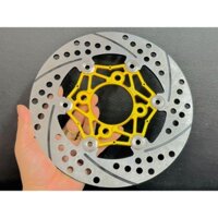 Đĩa SWITS 220MM CNC Tán Đóng INOX304 dầy và chắc chắn gắn xe máy Sirius Wave Dream Fu Led