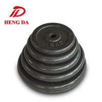 Đĩa tạ sơn sắt nguyên chất Hengda, đĩa tạ phun sơn 0.5-20kg, thiết bị thể dục tại nhà unisex, đĩa tạ