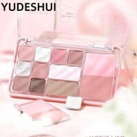 Đĩa tất cả trong một YudhUI, Bảng phấn mắt GOGO TALES, Bột Caramel đa chức năng Matte Makeups Highlighter Nữ
