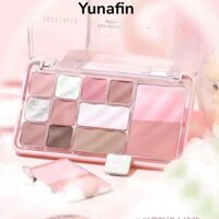 Đĩa tất cả trong một YUNAFIN, Bảng phấn mắt mờ, Bột Caramel đa chức năng Phong cách hàng ngày GOGO TALES Highlighter Nữ
