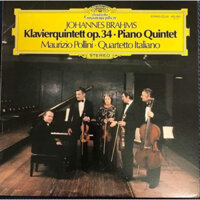 ĐĨA THAN LP - BRAHMS - PIANO QUINTET IN F MINOR OP. 34  Pianist MAURIZIO POLLINI Nhóm tứ tấu Italiano