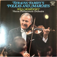 ĐĨA THAN - THE STRAUSS FAMILY'S POLKAS & MARCHES Nhạc trưởng WILLI BOSKOVSKY Dàn nhạc giao hưởng Viên