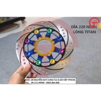 DĨA THẮNG 220 NISIN LÒNG TITAN CHO XE MÁY