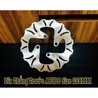 Đĩa Thắng APIDO 4 Lổ ( Size : 220MM ) Dùng Cho Wave / Sirus / Future / Ex135 Gắn Như Zin ++
