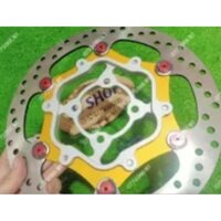 Đĩa thắng Brembo over size 267mm có lòng đĩa kèn pad CNC gắn các dòng xe máy wave future sirius exciter vario vision