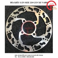 ĐĨA THẮNG KIỂU SIZE 220 MM GẮN XE HONDA VARIO ,WAVE S110