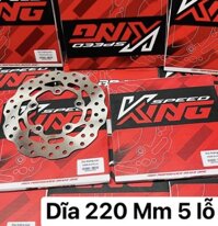 Dĩa thắng King Speed 220mm 5 lỗ mâm sau Ex150-155