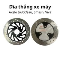 Dĩa thắng (phanh) xe axelo trước và sau, smash, viva loại 1 phụ tùng hàng cao cấp