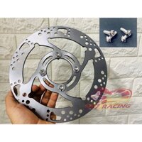 Đĩa thắng Phay CNC bước chân tặng kèm 4 ốc SALAYA inox 304 gắn xe máy Sirius,Exciter,Wave,Blade,RSX...