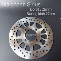 Đĩa thắng sirius,đĩa phanh sirius hàng cao cấp