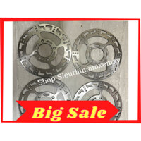 Đĩa thắng trước phay 220mm dùng cho xe Wave RSX / Future mập / Sirius / Ex 135