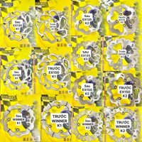 DĨA THẮNG TRƯỚC SAU EX135/EX150/WINNER150 COMBIZ