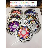 Đĩa thắng trước xe wave sirius exciter 135 lòng màu