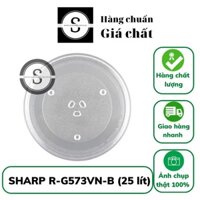 Đĩa thuỷ tinh lò vi sóng Sharp 25 lít R-G573VN-B chính hãng ( RG573VNB )