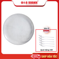 Đĩa thủy tinh Luminarc Diwali Granit Marble 19cm kháng vỡ, cường lực - 1 cái - P9834