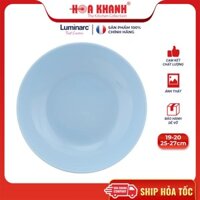 Đĩa Thủy Tinh Luminarc Diwali Light Blue 27cm kháng vỡ, chịu nhiệt - 1 đĩa - P2015