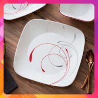Dĩa Thủy Tinh Mỹ Vuông Splendor Corelle 2211-2213 (23cm–26.5cm)