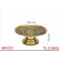 dĩa trái cây bằng đồng