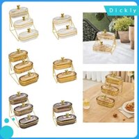 Đĩa Trái Cây Khô Trang Trí Nhà Đa Năng Sử Dụng Có Giá Đỡ Món Khai Vị Khay Phục Vụ Kẹo Trái Cây Khô Cupcake Món Khai Vị