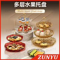 Đĩa trái cây nhiều lớp tinh tế, đĩa kẹo tại nhà, trang trí quầy lễ tân khách sạn[444]