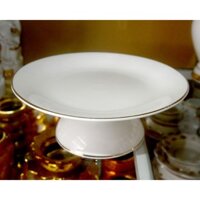 Dĩa trái cây thờ cúng bàn thờ gốm sứ trắng