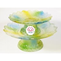 ĐĨA TRÁI CÂY THỜ CÚNG BẰNG ĐÁ LƯU LY - Nhiều màu, nhiều kích cỡ