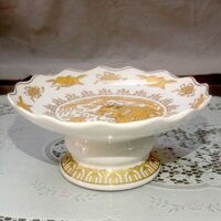 Dĩa trái cây thờ cúng rồng vàng