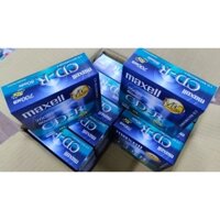 Đĩa trắng CD Maxell CD-R Có Vỏ Nhựa, chính hãng, mới 100%, hộp 10 chiếc