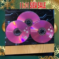 Đĩa trắng CD-R Pink Huang 700mb lốc 50 cái - màu hồng tím