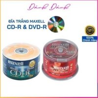 Đĩa trắng CD/DVD trắng MAXELL/ RISHENG hộp 50 cái dung lượng 700mb. Giá tốt nhất