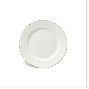 Dĩa tròn 22 cm – Jasmine  – Chỉ Vàng