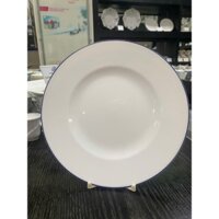 Dĩa tròn 22cm ( bắt chỉ dương) - Gốm sứ Minh Long