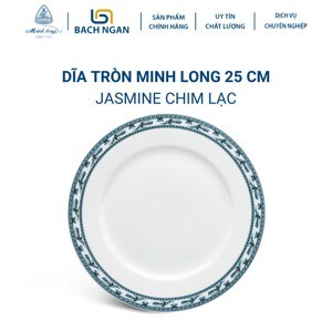 Dĩa tròn 25 cm Jasmine Chim Lạc