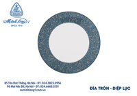 Đĩa tròn 25cm - Diệp Lục