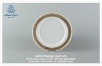 Đĩa Tròn 25cm Hoa Hồng