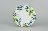 Đĩa Tròn 25cm Lá Xanh