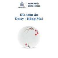 Dĩa tròn ảo 18 cm, 22 cm, 26 cm - Daisy Hồng Mai - Gốm sứ cao cấp Minh Long I