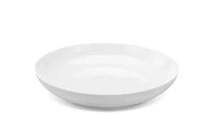 Dĩa tròn Camellia Trắng 27cm